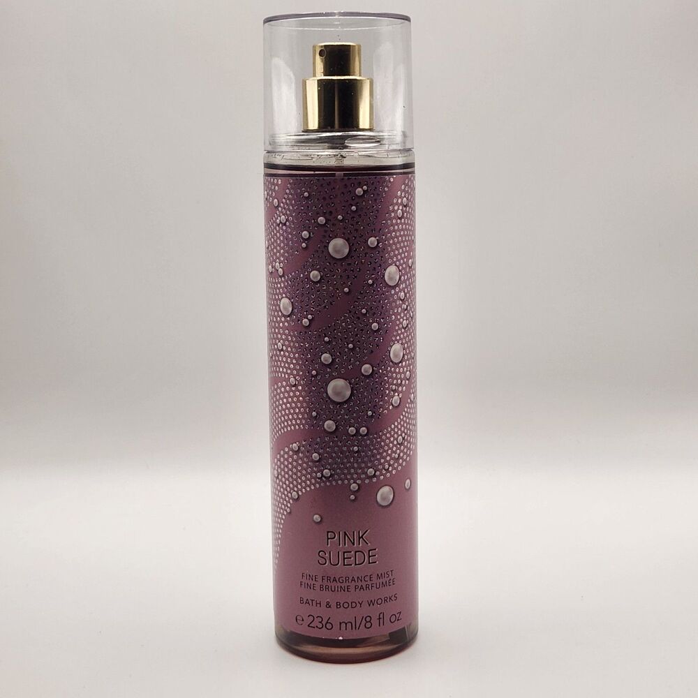 Bath & Body Works Pink Suede FINE FRAGRANCE BODY MIST Perfume Spray 8 OZ
